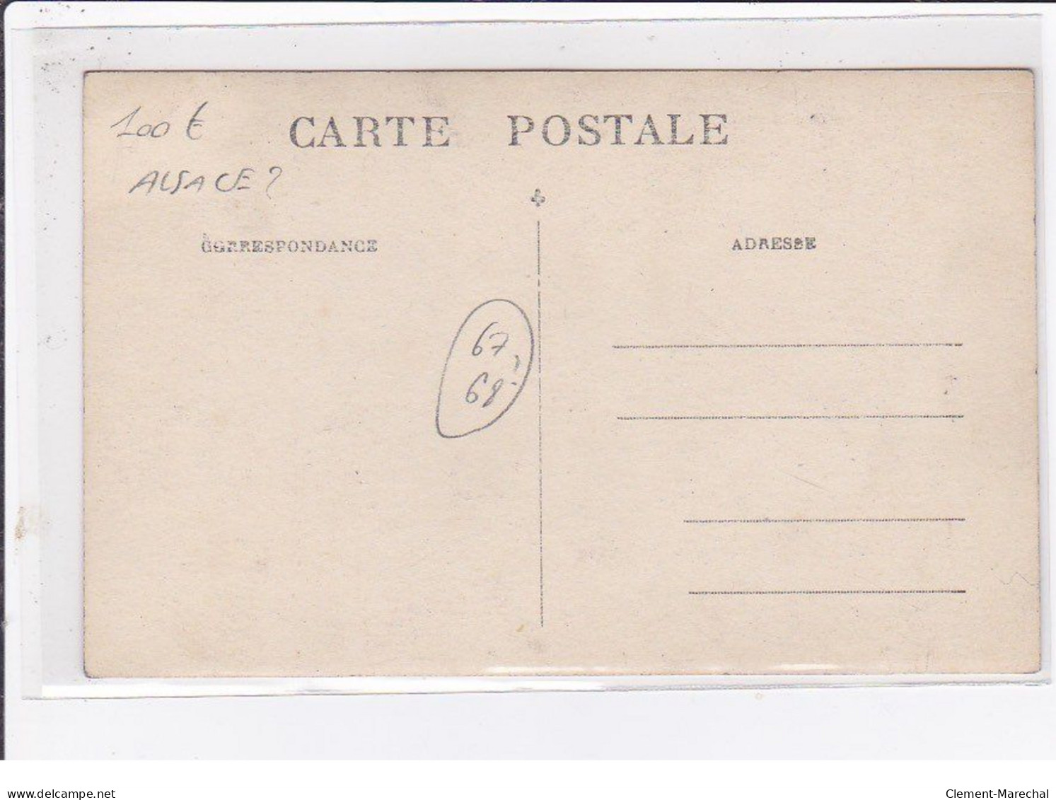 A LOCALISER 67/68 : Carte Photo D'un Salon De Coiffure - Très Bon état - Autres & Non Classés