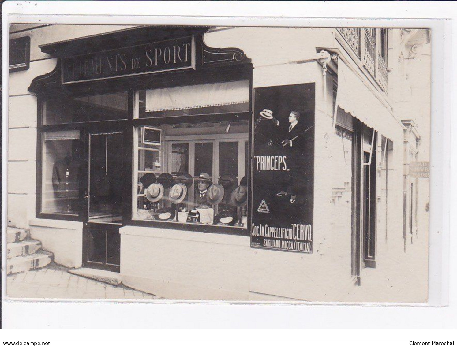 BIARRITZ : Carte Photo Du Magasin "au Nouveau Paris" (vetements De Sport - Modes) - Très Bon état - Biarritz