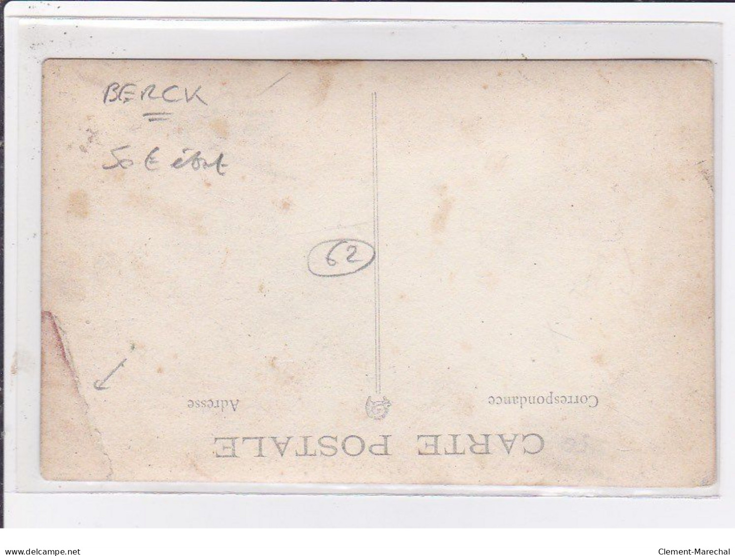 BERCK : Carte Photo De La Maison De Famille "le Réveil" - état - Berck