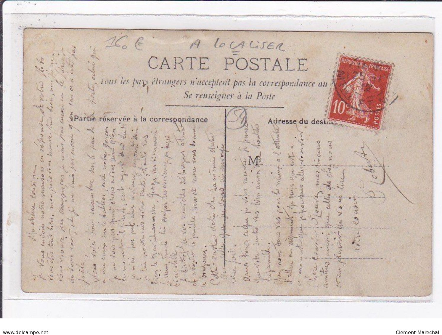 A LOCALISER : Carte Photo D'une Salon De Coiffure Et D'une Mercerie (cachet De Départ Du 54) - Très Bon état - Other & Unclassified