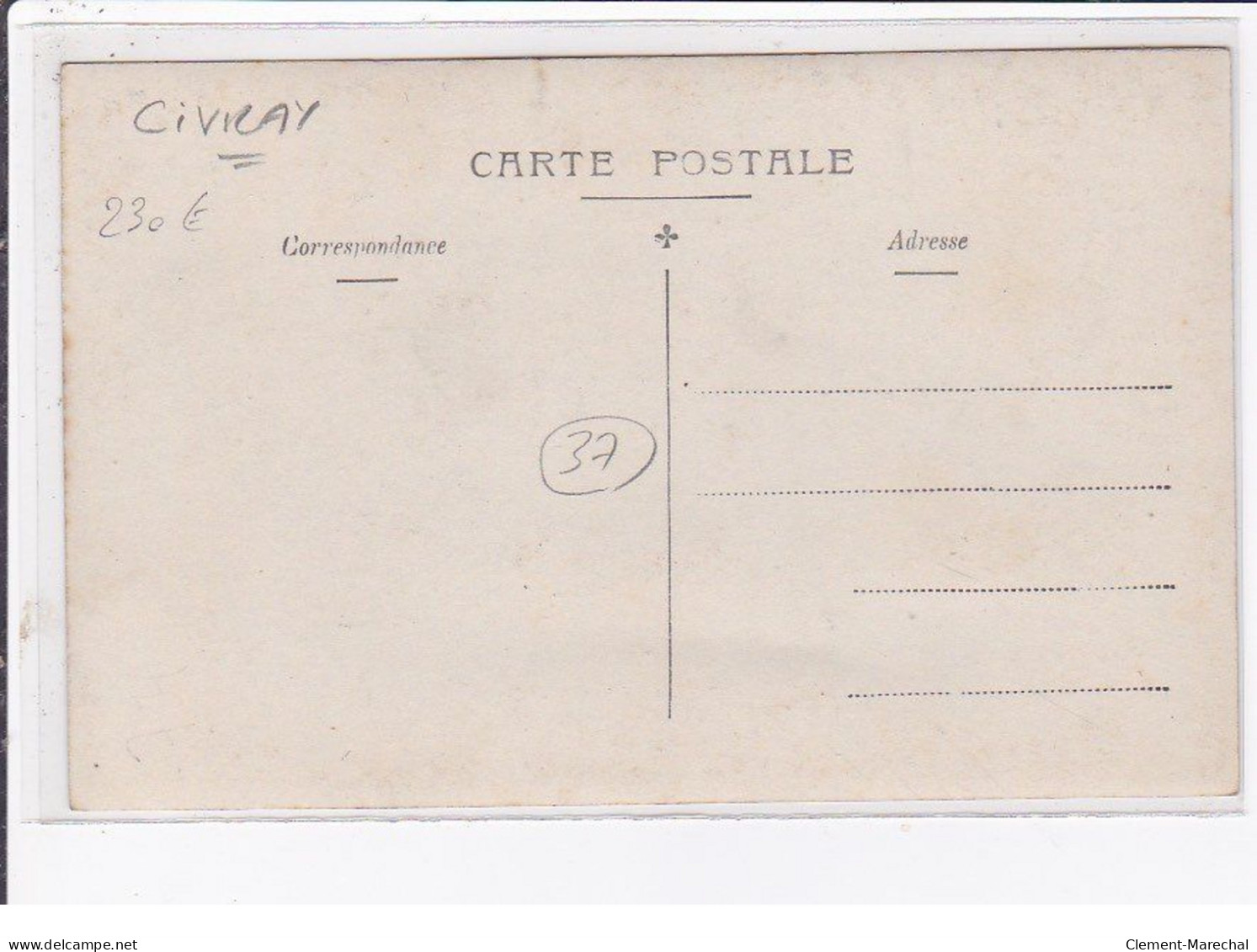 CIVRAY : Carte Photo Du Salon De Coiffure CARDIN (parfumerie Manucure) - Très Bon état - Civray