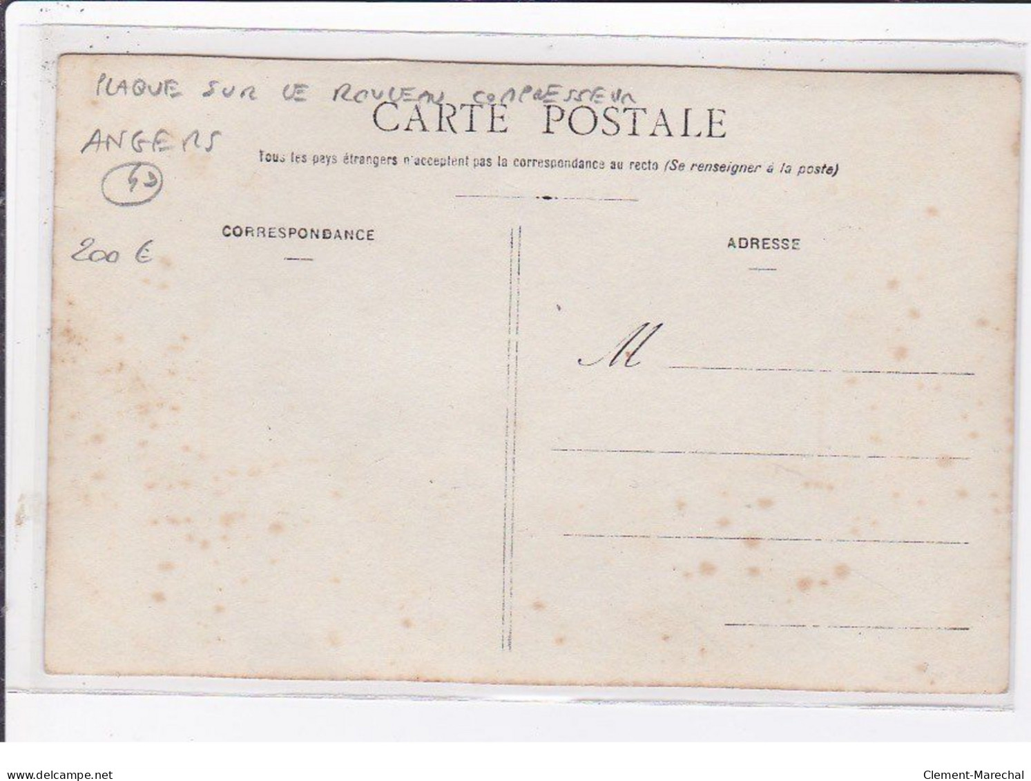 A LOCALISER : Carte Photo D'un Roulleau Compresseur (fabriqué à Angers) - Très Bon état - Autres & Non Classés