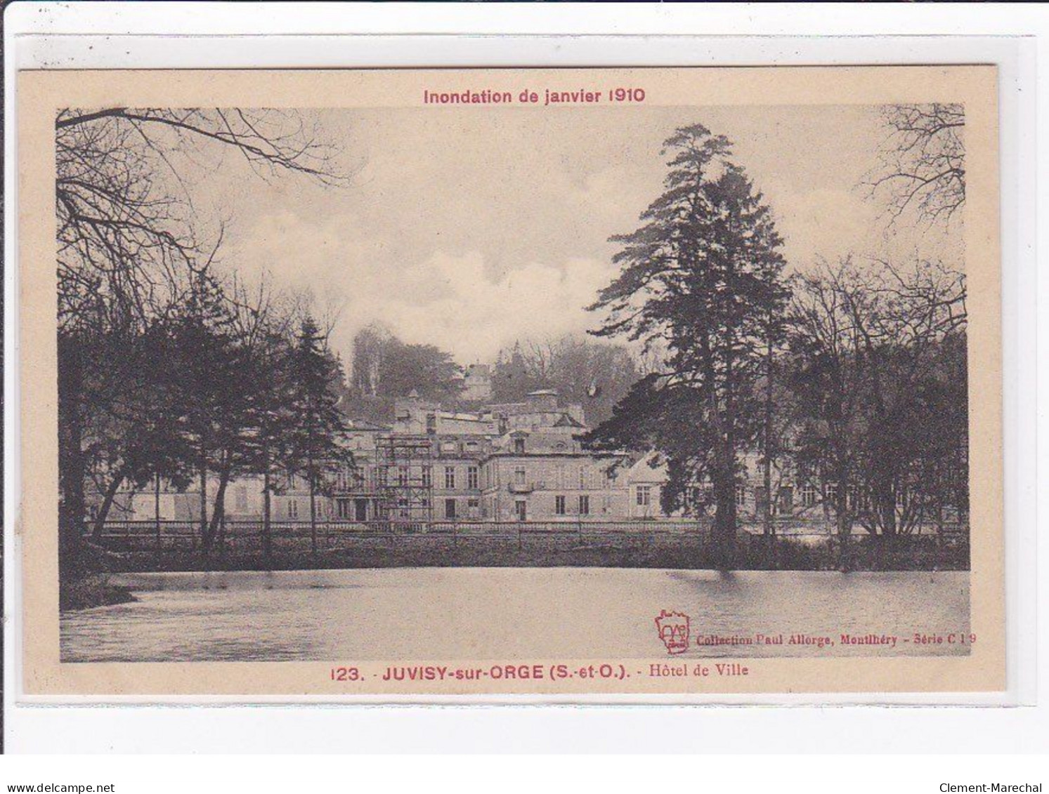 JUVISY Sur ORGE : Inondation 1910 - Hôtel De Ville - Très Bon état - Juvisy-sur-Orge