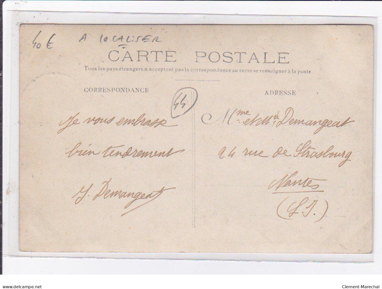 A LOCALISER : Carte Photo D'une Colonie De Vacances (cachet De Départ De Loire Atlantique) - Très Bon état - Sonstige & Ohne Zuordnung