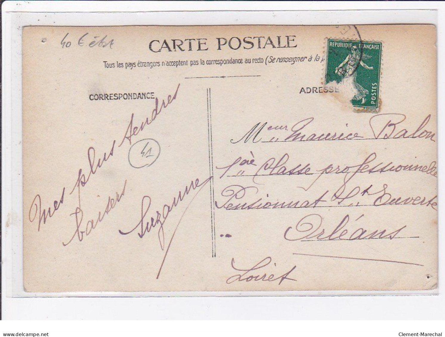 A LOCALISER : Carte Photo D'une Piece De Théatre (cachet De Départ Du Loir Et Cher) - état - Autres & Non Classés