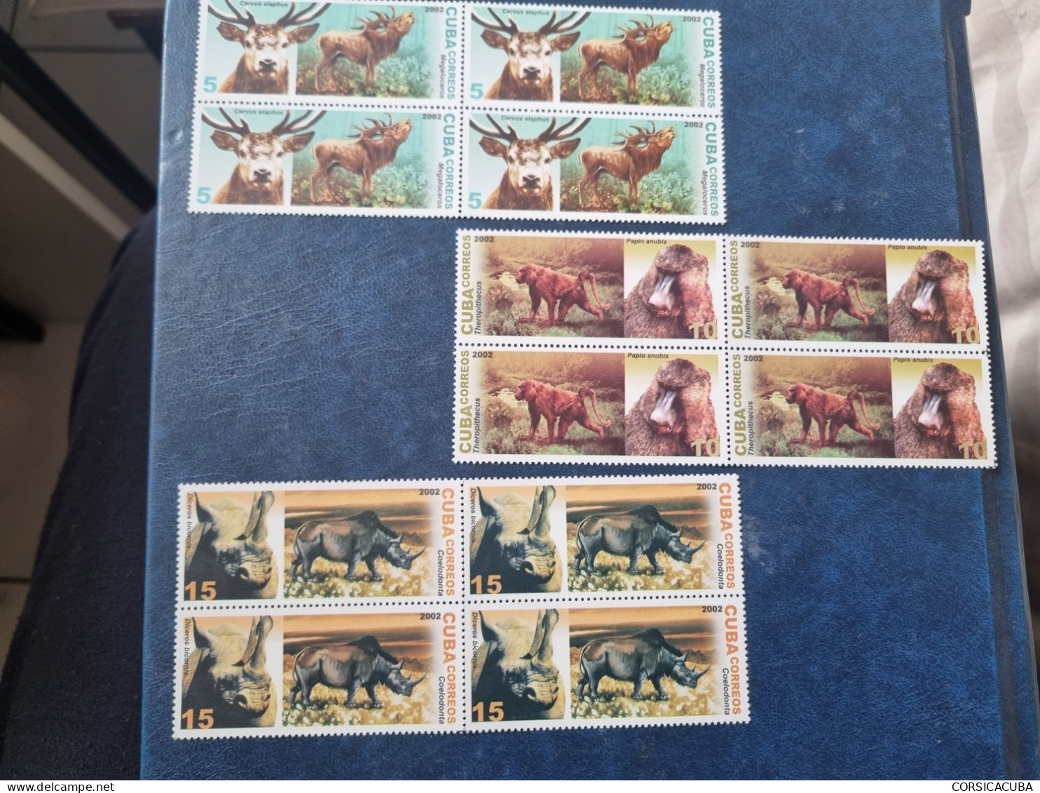 CUBA  NEUF  2002   ANIMALES  PREHISTORICOS  //  PARFAIT  ETAT  //  1er  CHOIX  // Bloc De 4 - Neufs