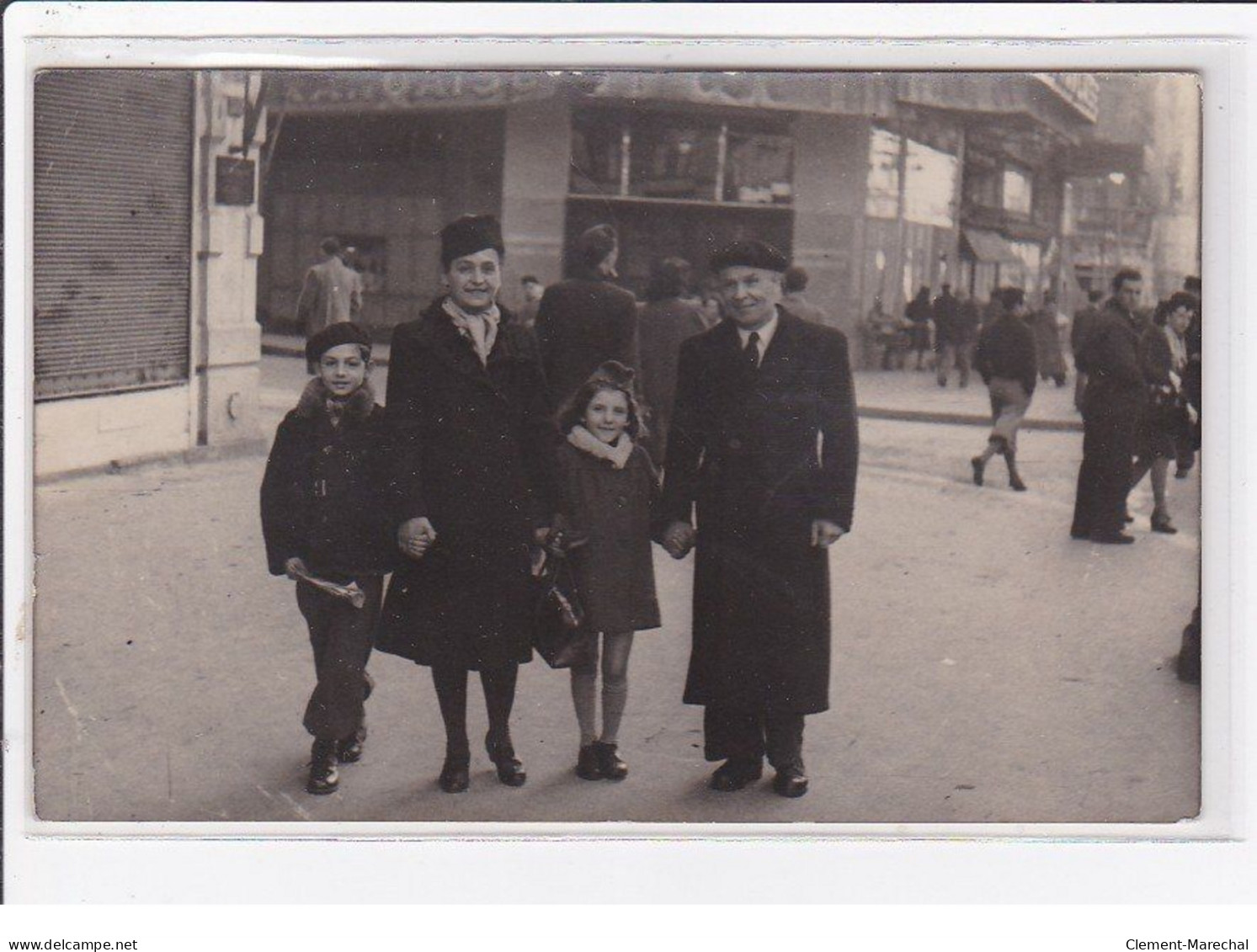 MARSEILLE : Photo Format Cpa De La Canebière En 1946 - Très Bon état - Canebière, Stadtzentrum