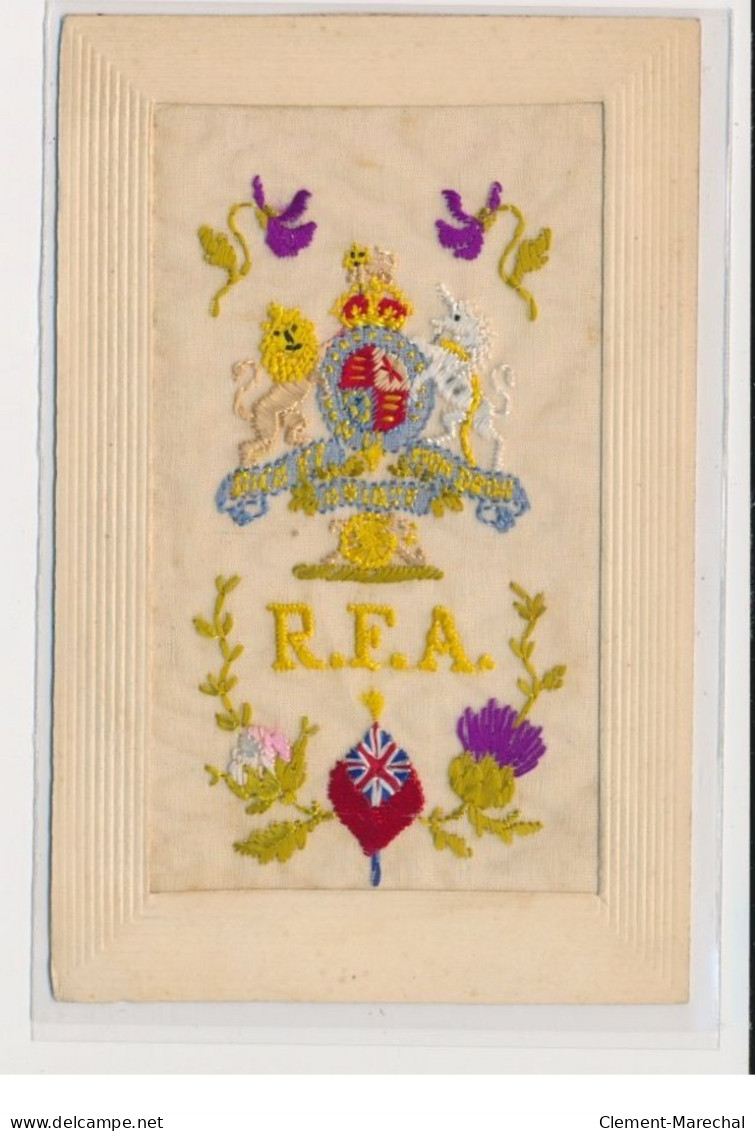 MILITAIRE : Carte Postale Gaufrée R.F.A. (fantaisie - Militaires)- Très Bon état - Regiments