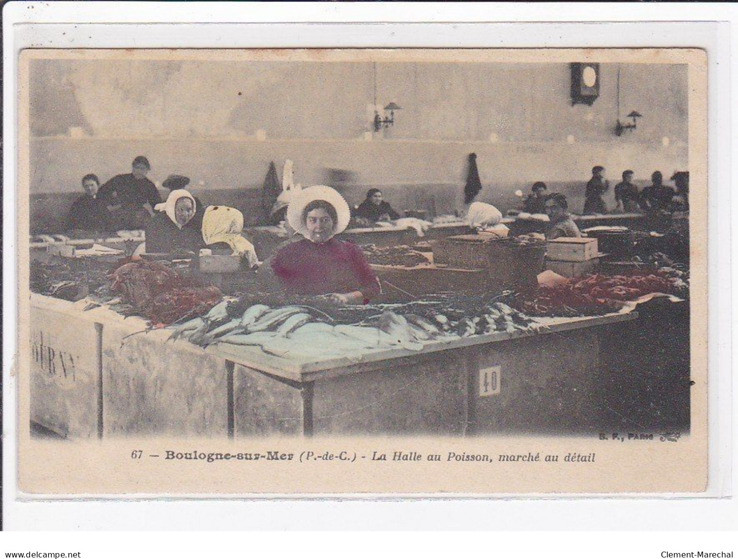 BOULOGNE SUR MER : La Halle Aux Poissons - Marché Au Détail  - Très Bon état - Boulogne Sur Mer