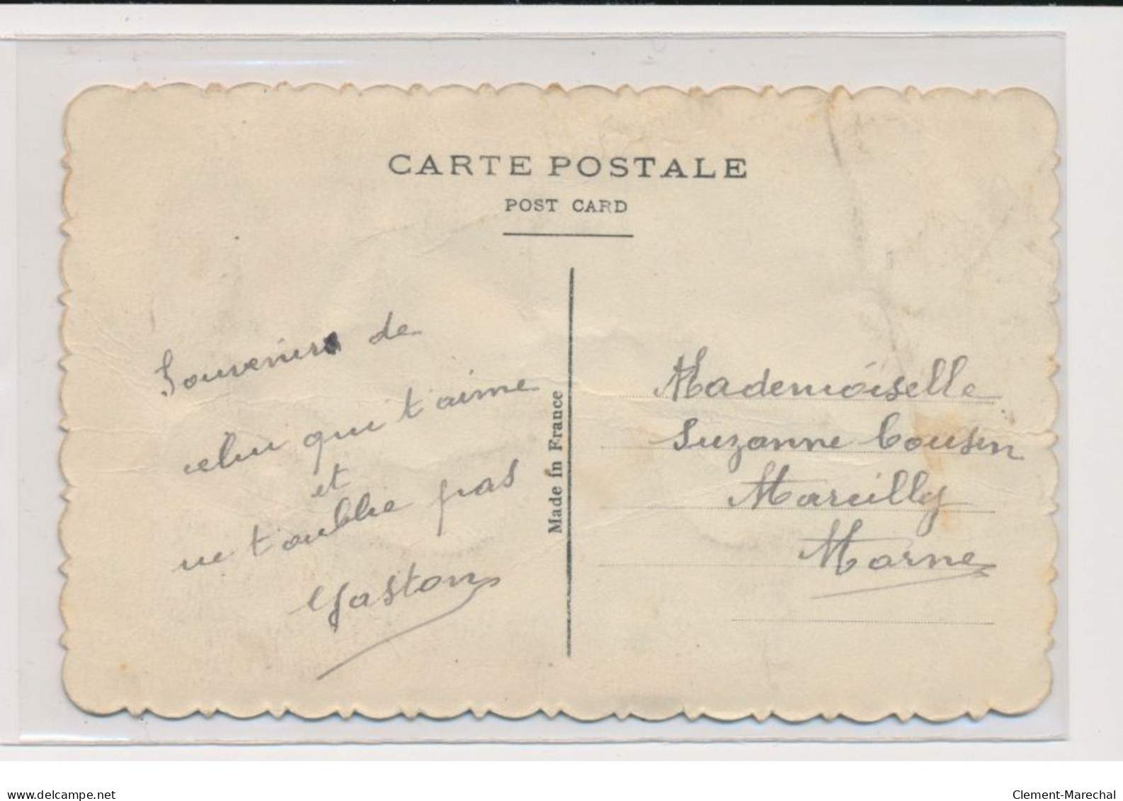 MILITAIRE : Carte Postale Gaufrée 503 ème R.C.C. (fantaisie - Militaires - Char - Tank)- état - Regiments