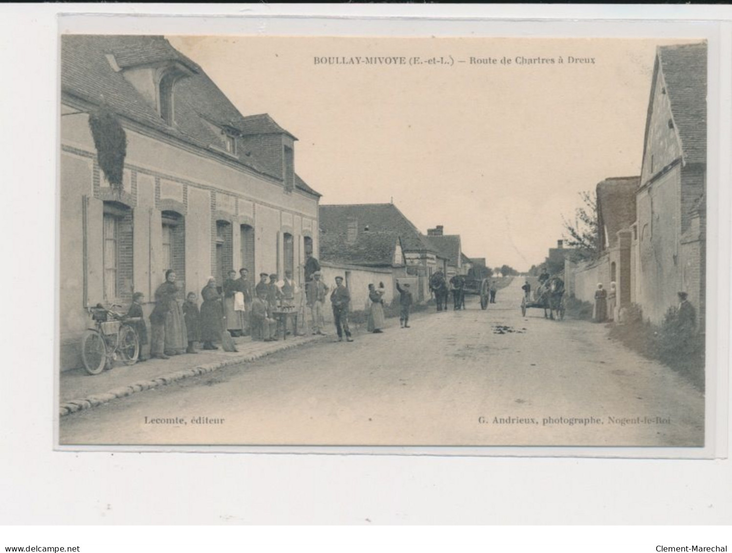 BOULLAY MIVOYE - Route De Chartres à Dreux - Très Bon état - Other & Unclassified