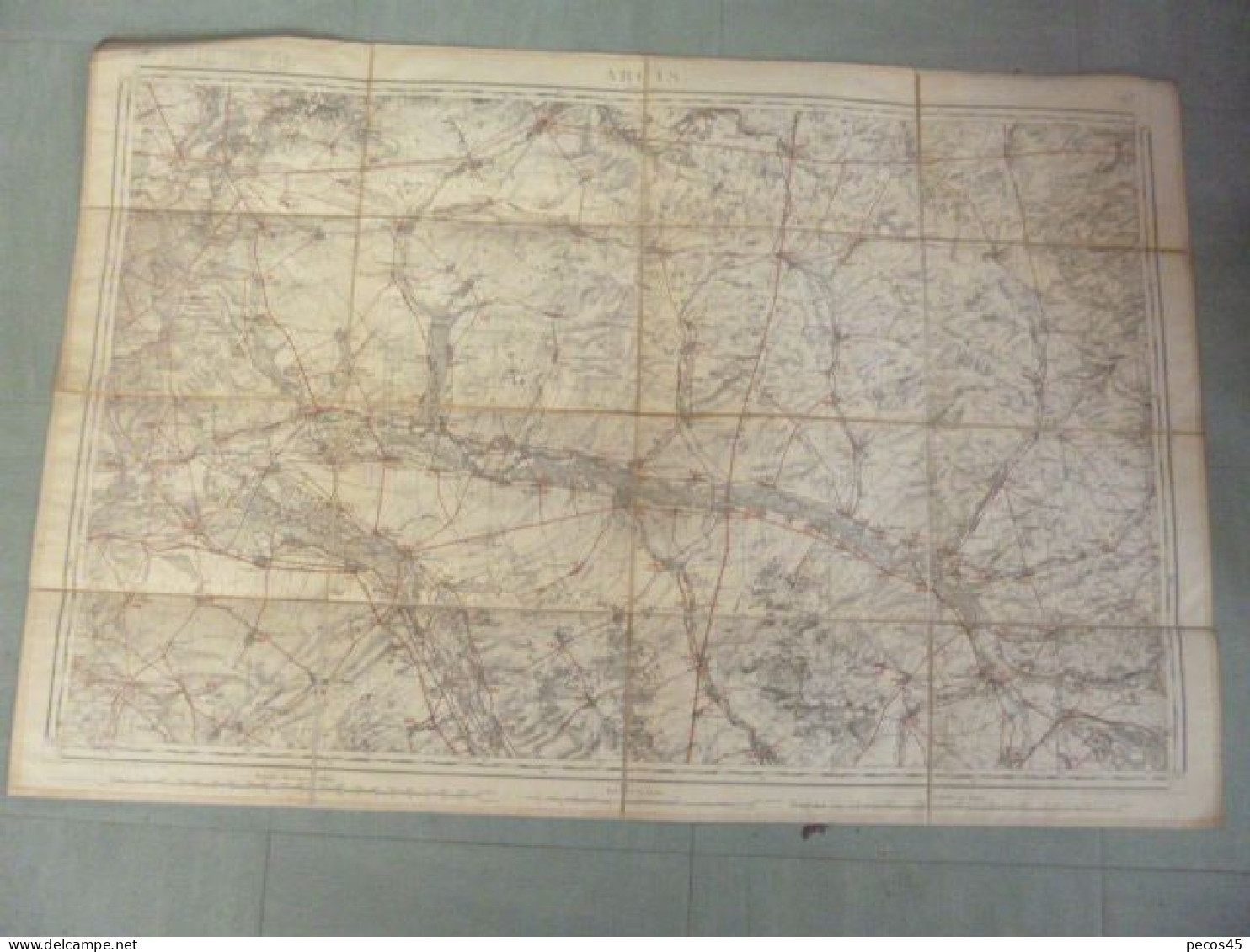 ARCIS S/Aube (10) - 1/80 000ème - 1835. - Mapas Topográficas