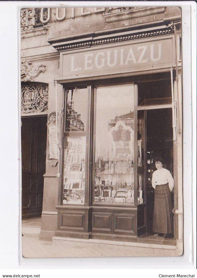 BORDEAUX : Carte Photo De La Bijouterie EGUIAZU Au 22 Allées De Tourny - Très Bon état - Bordeaux