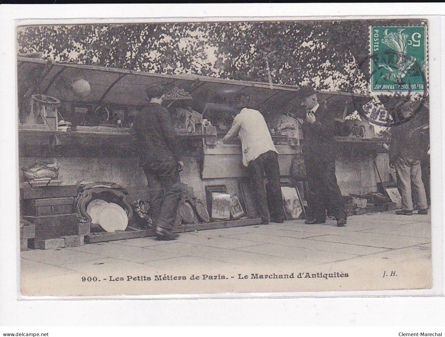 PARIS, Les Petits Métiers J.H, HAUSER : Le Marchand D'Antiquités - état - Petits Métiers à Paris