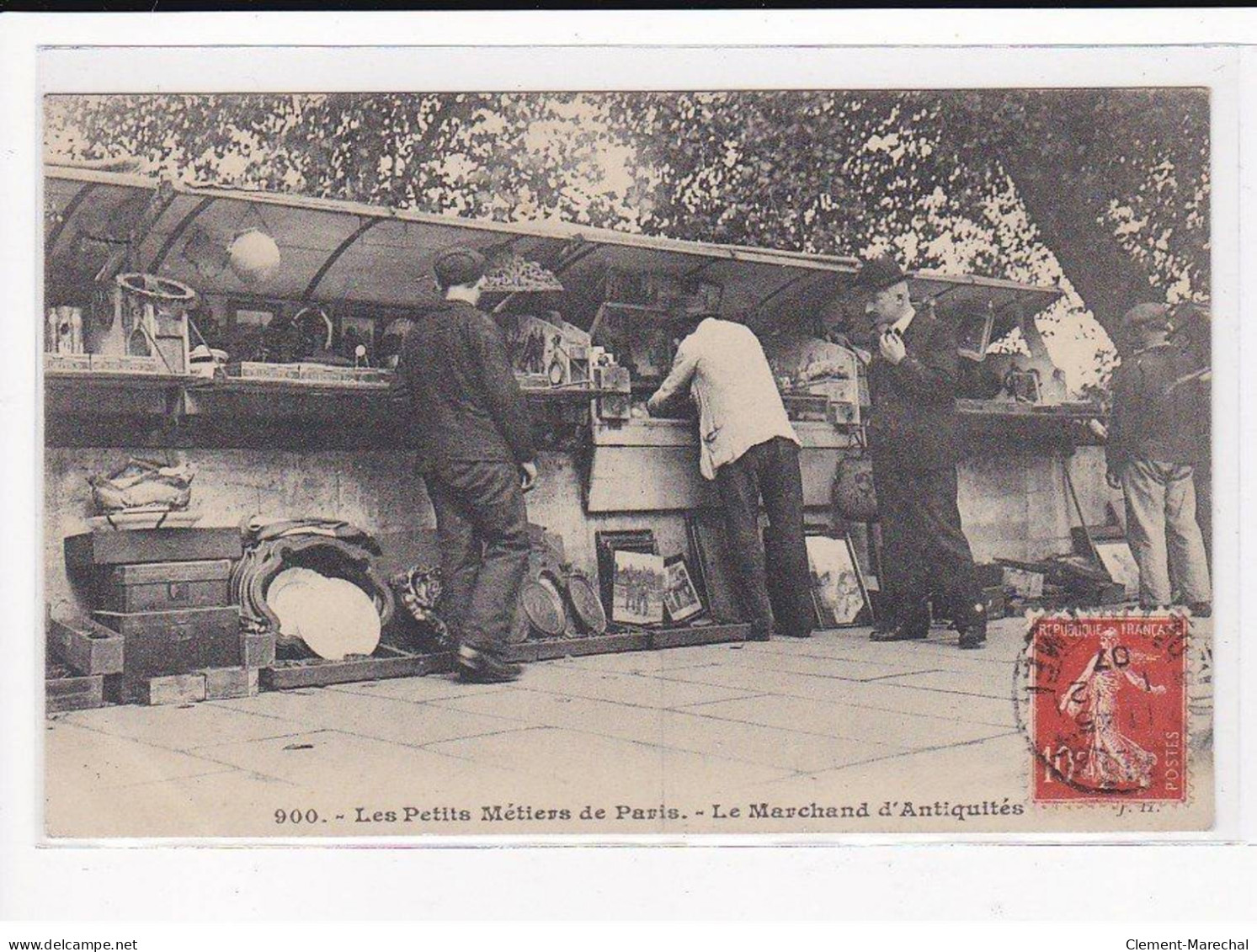 PARIS, Les Petits Métiers J.H, HAUSER : Le Marchand D'Antiquités - état - Petits Métiers à Paris