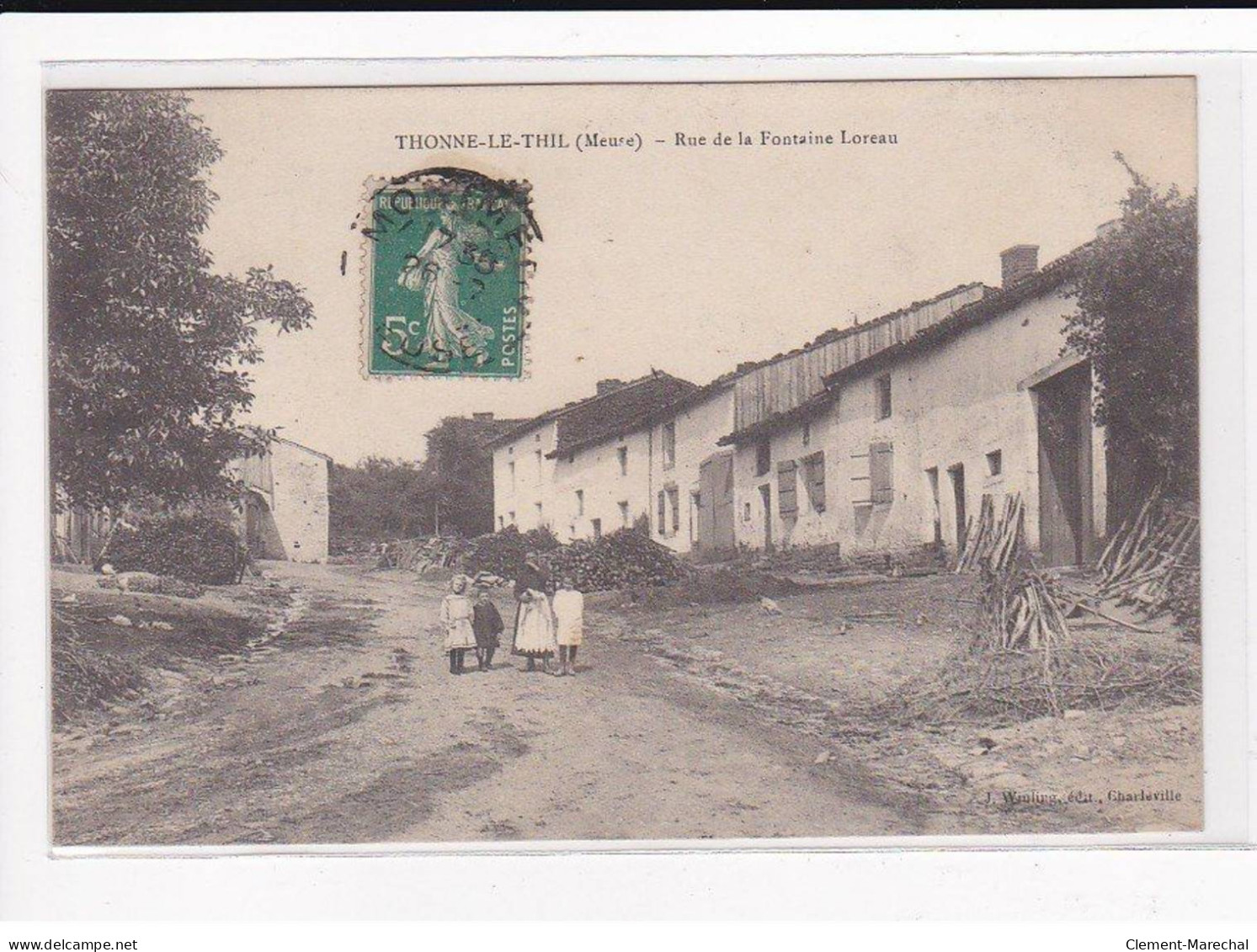 THONNE-LE-THIL : Rue De La Fontaine Loreau - Très Bon état - Andere & Zonder Classificatie