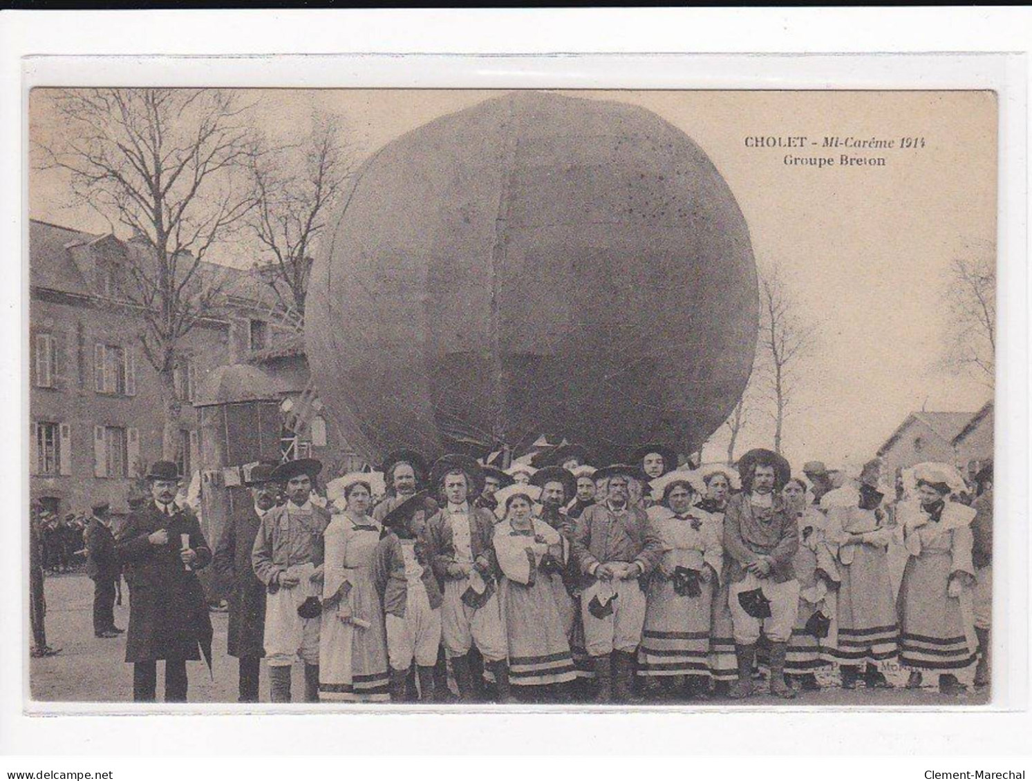 CHOLET : Mi-Carême 1914, Groupe Breton - Très Bon état - Cholet