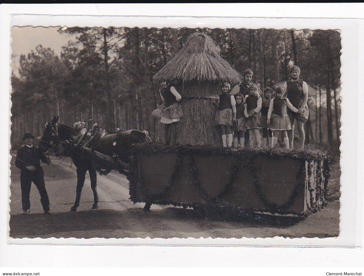 CASTETS : Photo Emile Vignes, Cavalcade - Très Bon état - Castets