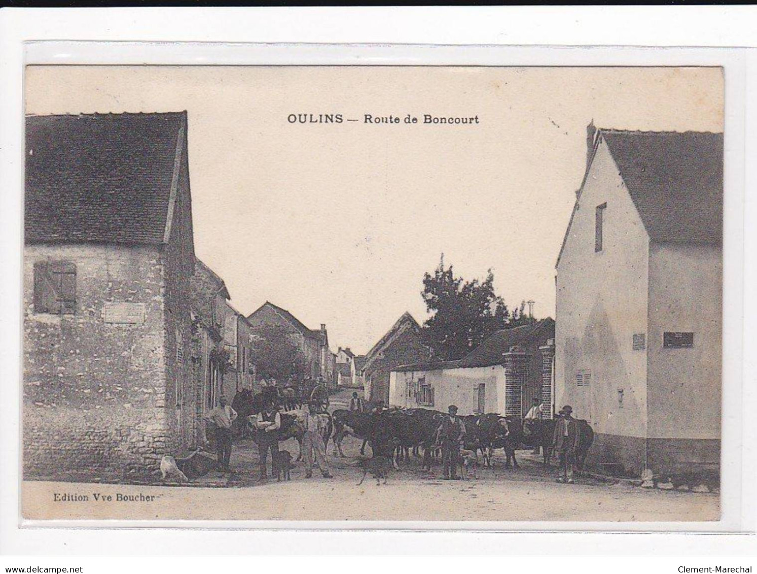 OULINS : Route De Boncourt - Très Bon état - Other & Unclassified