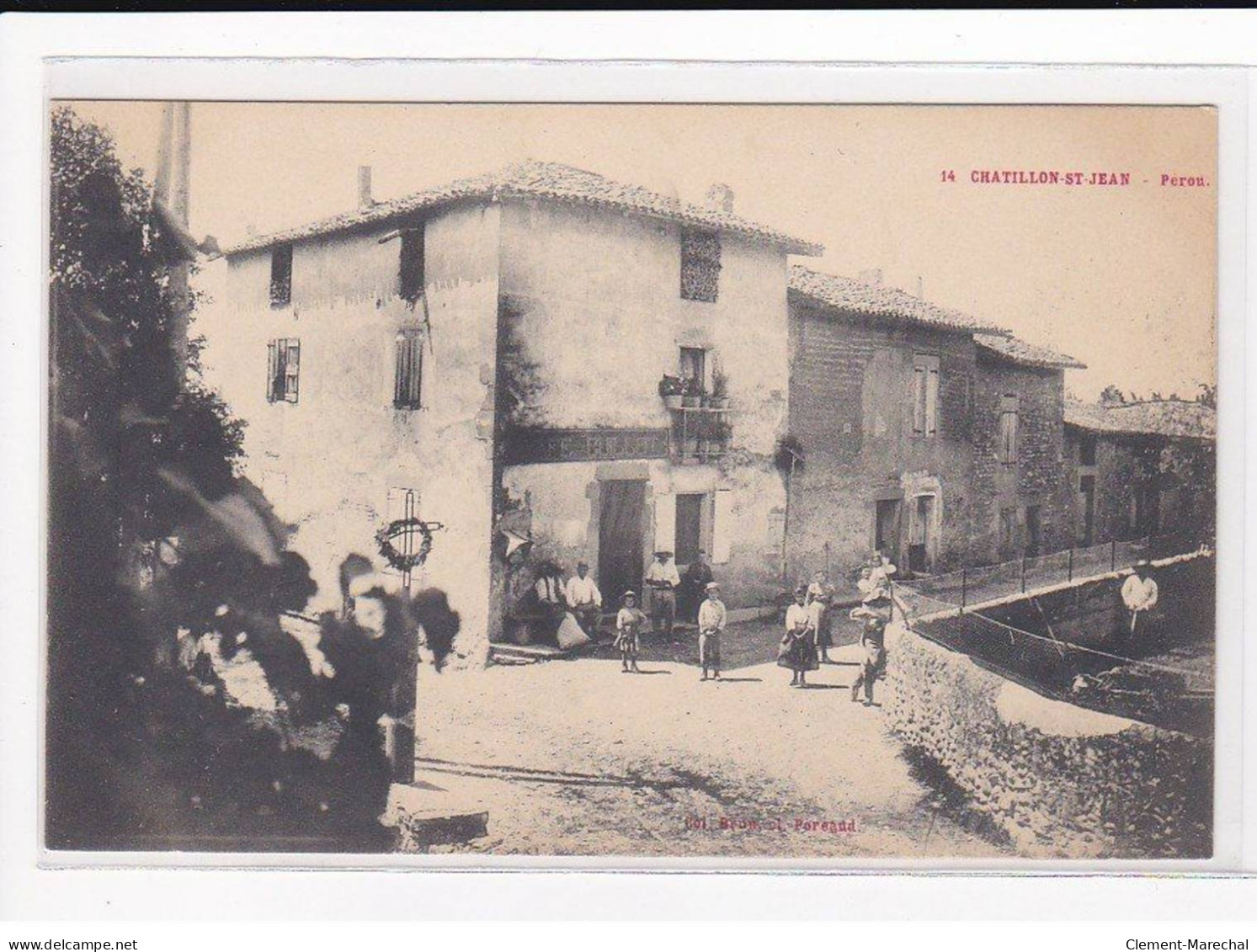 CHATILLON-ST-JEAN : Café Cuillot - Très Bon état - Autres & Non Classés