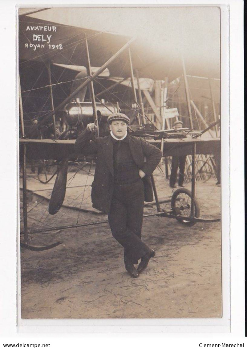 ROYAN : Aviateur DELY, Aviation - Très Bon état - Royan