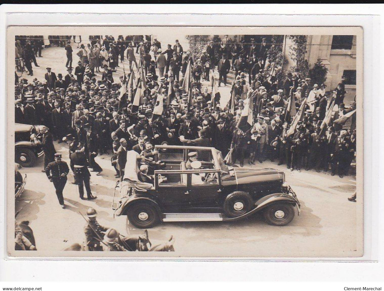 CAEN : Visite D'un Homme Politique, Automobile - Très Bon état - Caen