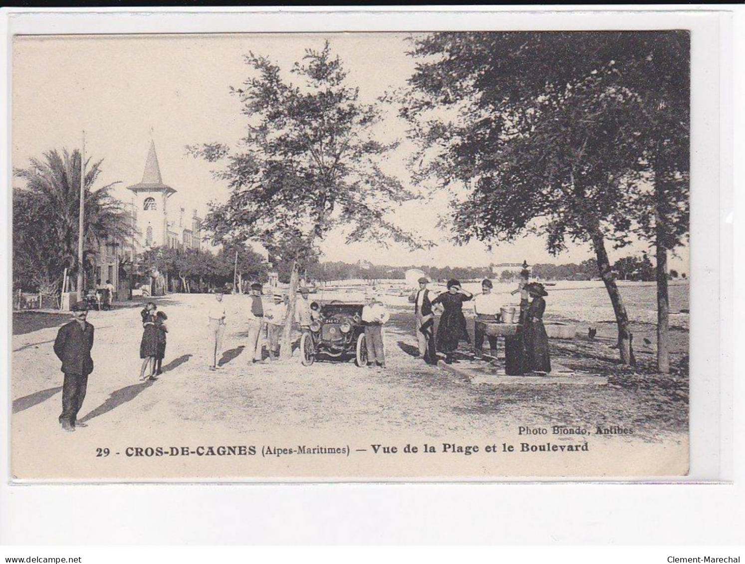 CROS DE CAGNES : Vue De La Plage Et Le Boulevard - Très Bon état - Sonstige & Ohne Zuordnung