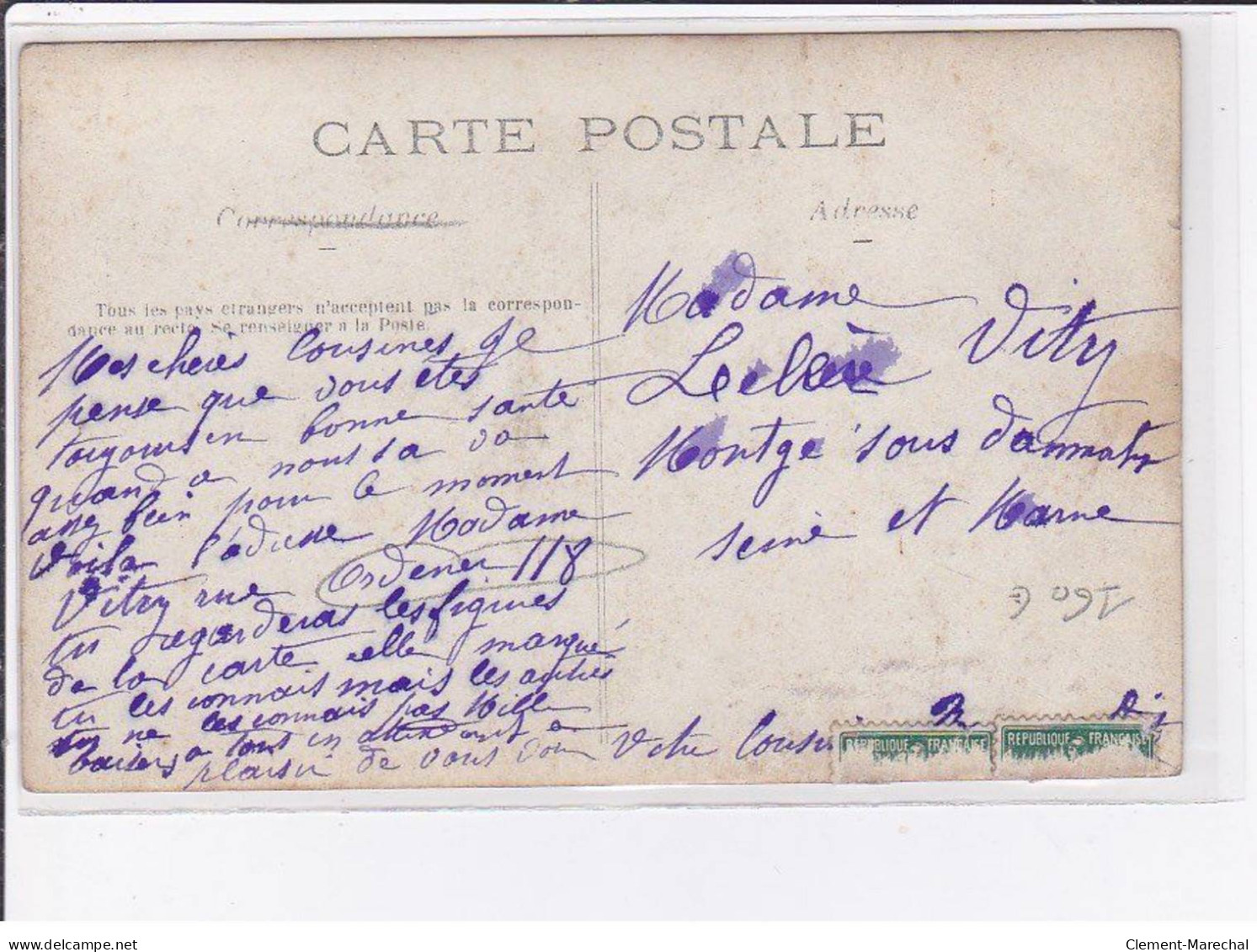 Carte Photo De Commerce : Coiffeur Parfumeur - Très Bon état - Shops