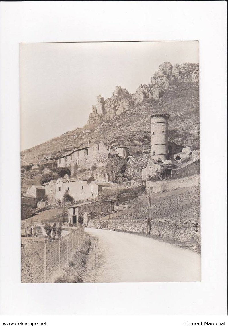 AVEYRON, La Roque Ste-Marguerite, Vue Du Village, Photo Auclair-Melot, Environ 23x17cm Années 1920-30 - Très Bon état - Orte