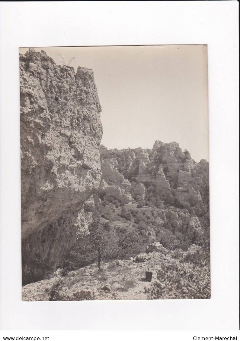 AVEYRON, Montpellier-le-Vieux, Les Rouquettes, Photo Auclair-Melot, Environ 23x17cm Années 1920-30 - Très Bon état - Orte