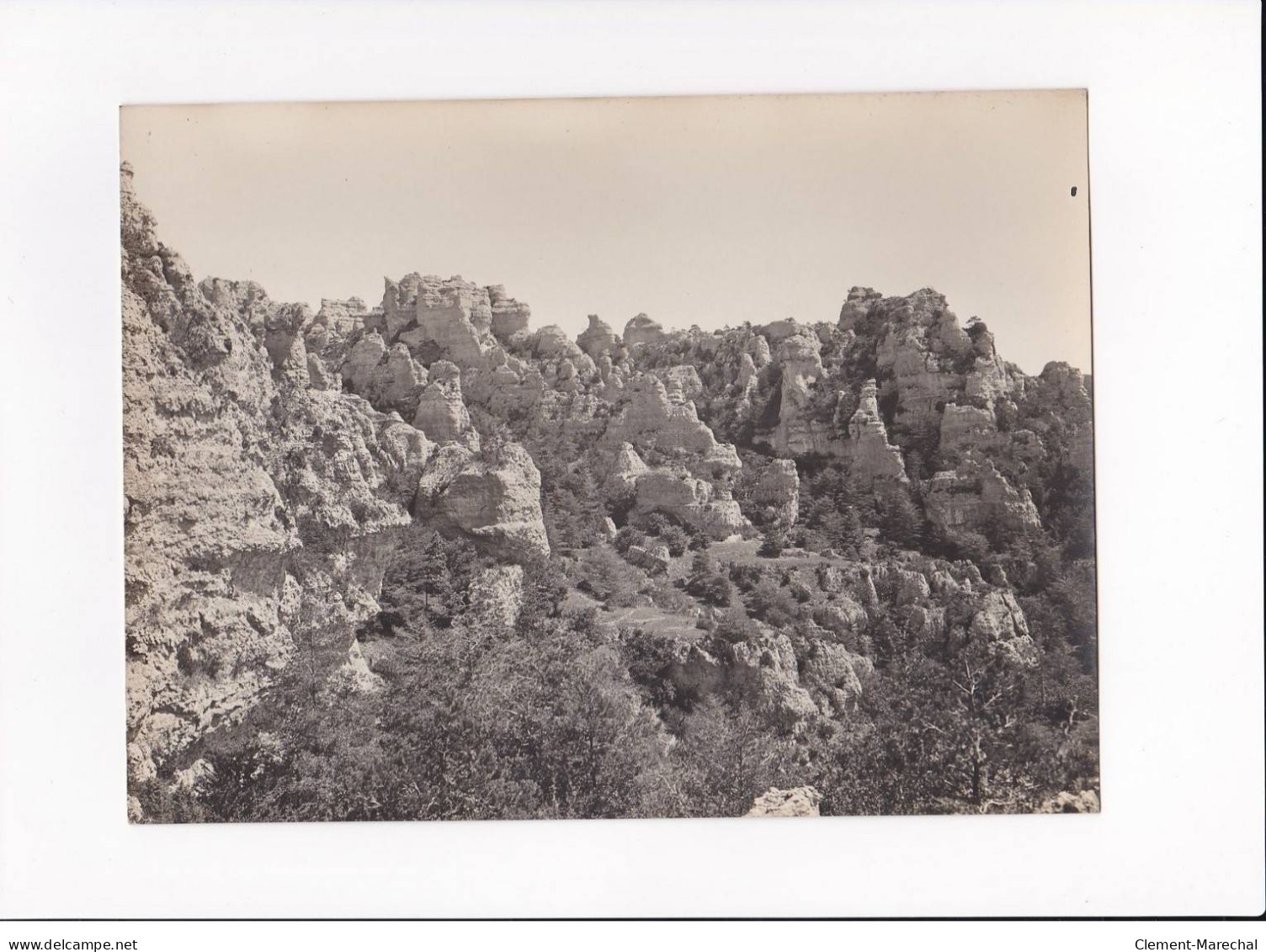 AVEYRON, Montpellier-le-Vieux, Les Rouquettes, Photo Auclair-Melot, Environ 23x17cm Années 1920-30 - Très Bon état - Orte