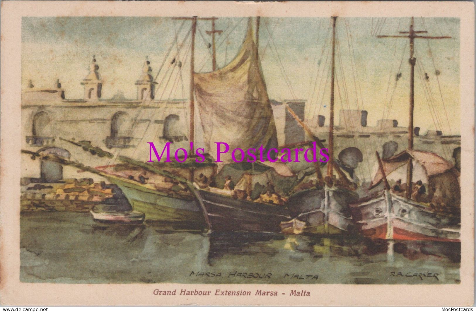 Malta Postcard - Grand Harbour Extension Marsa  DZ207 - Malta