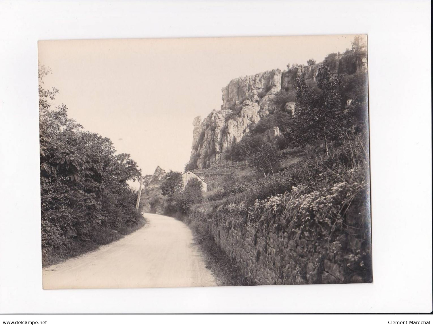 AVEYRON, Rodez, Route De Salles-la-Source, Photo Auclair-Melot, Environ 23x17cm Années 1920-30 - Très Bon état - Orte