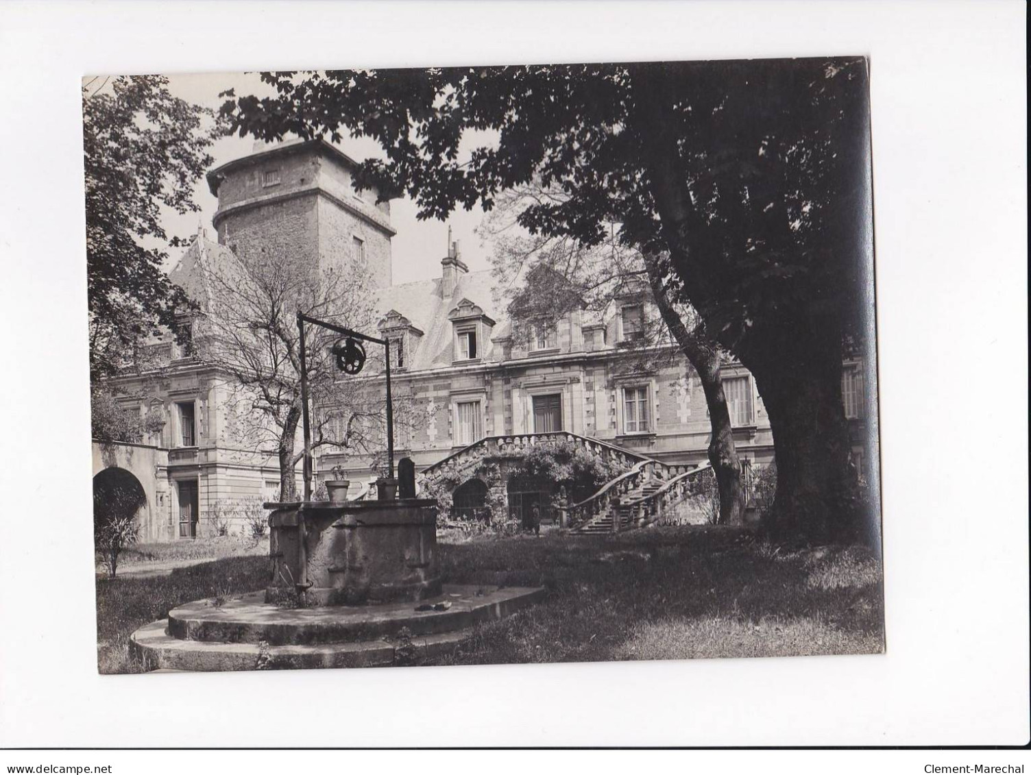 AVEYRON, Rodez, L'entrée De L'Evêché, Photo Auclair-Melot, Environ 23x17cm Années 1920-30 - Très Bon état - Orte