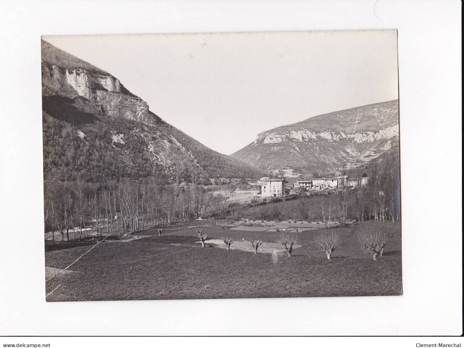 AVEYRON, Millau, Vallée Du Tarn, Photo Auclair-Melot, Environ 23x17cm Années 1920-30 - Très Bon état - Orte