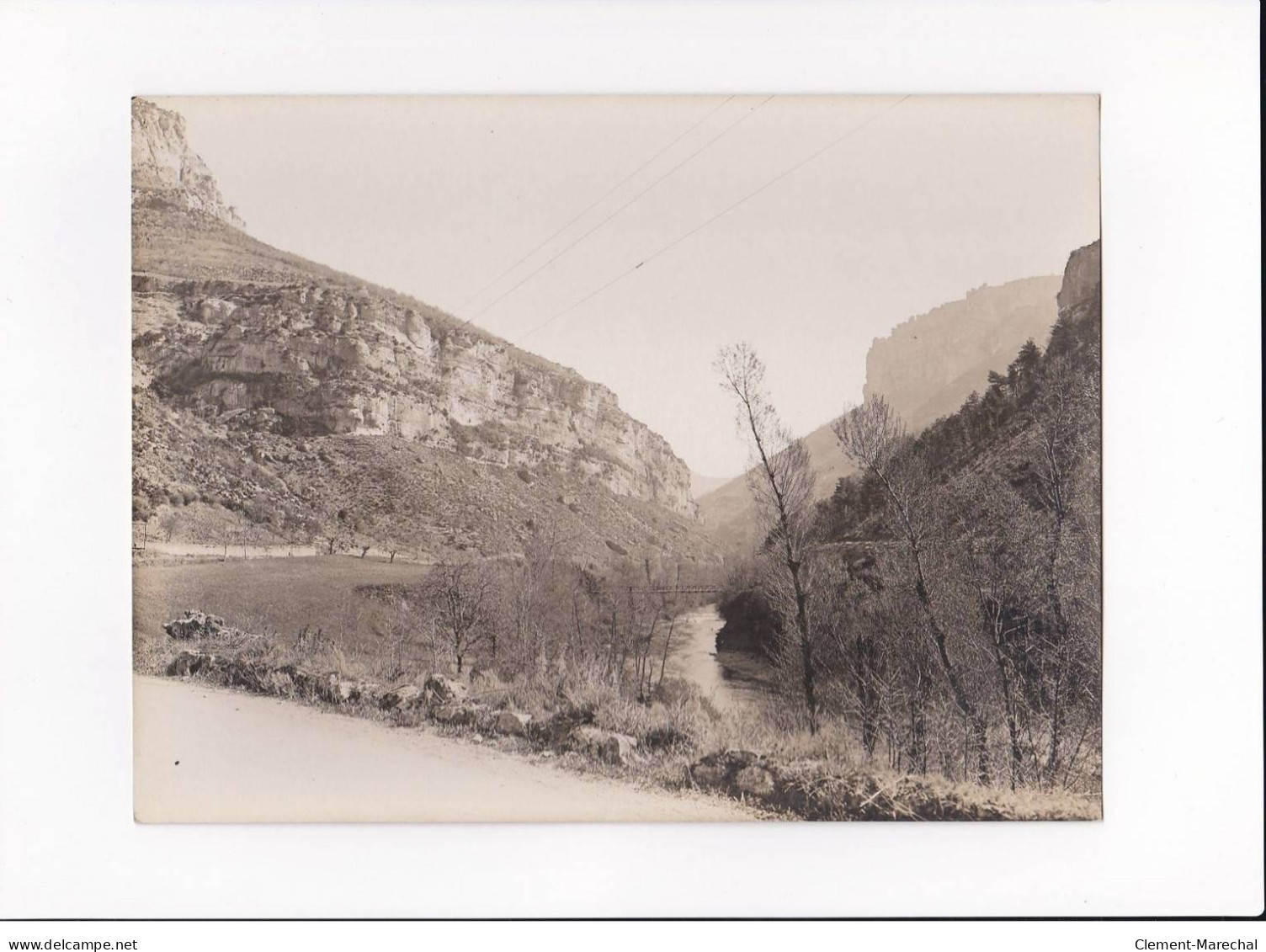 AVEYRON, Millau, Vallée De La Dourbie, Photo Auclair-Melot, Environ 23x17cm Années 1920-30 - Très Bon état - Orte