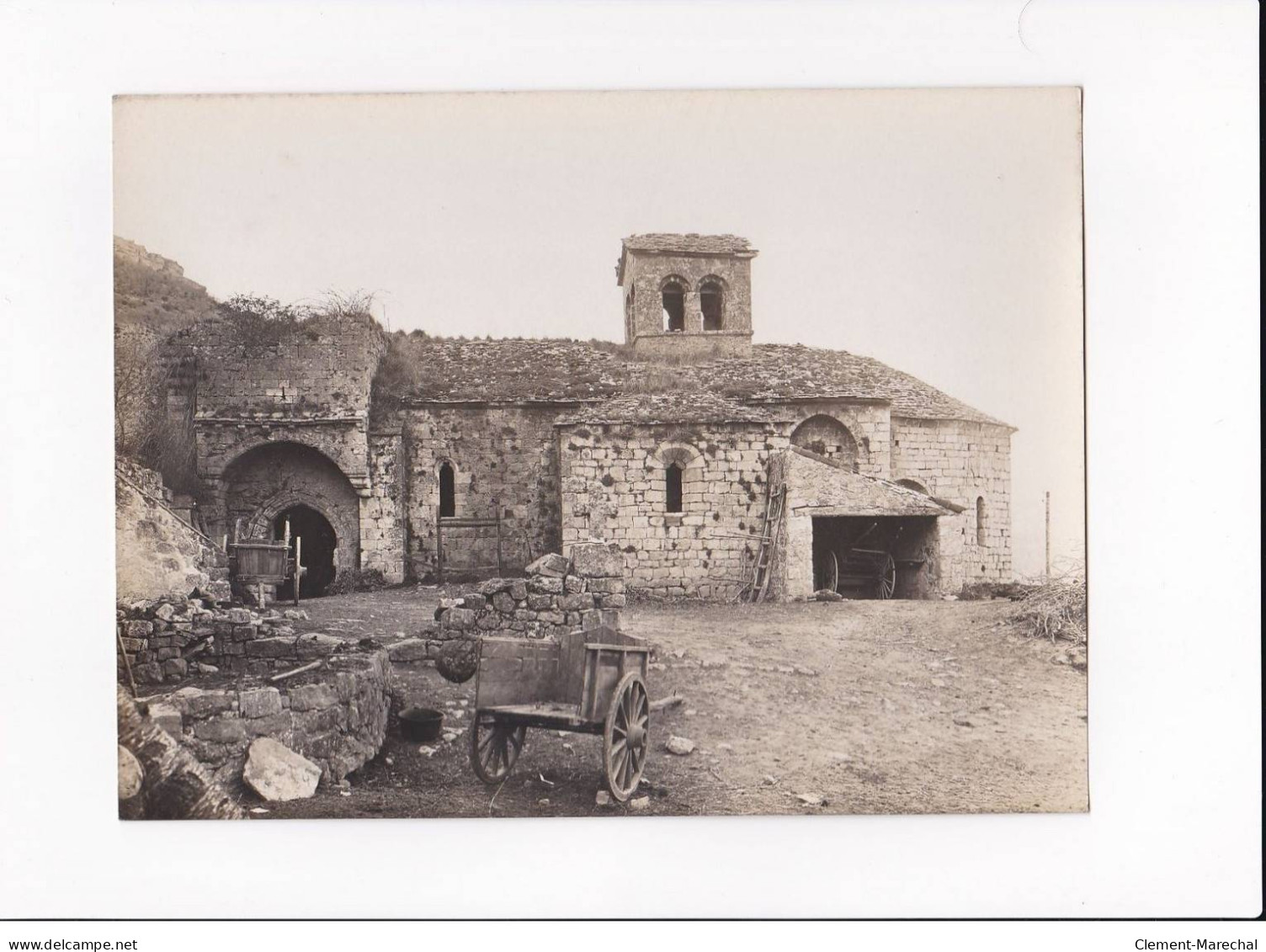 AVEYRON, Millau, Eglise Des Cuns, Photo Auclair-Melot, Environ 23x17cm Années 1920-30 - Très Bon état - Orte