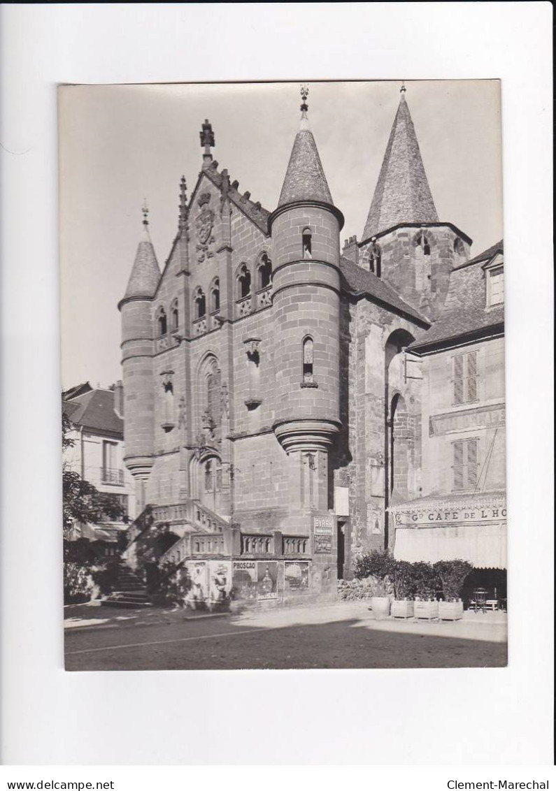 AVEYRON, Espalion, Hôtel De Ville, Photo Auclair-Melot, Environ 23x17cm Années 1920-30 - Très Bon état - Orte