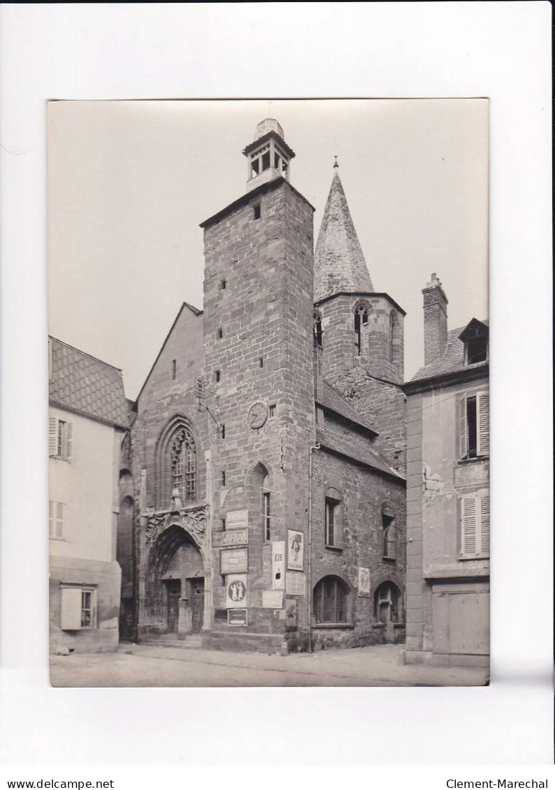 AVEYRON, Espalion, Ancienne Eglise (XVème), Photo Auclair-Melot, Environ 23x17cm Années 1920-30 - Très Bon état - Orte