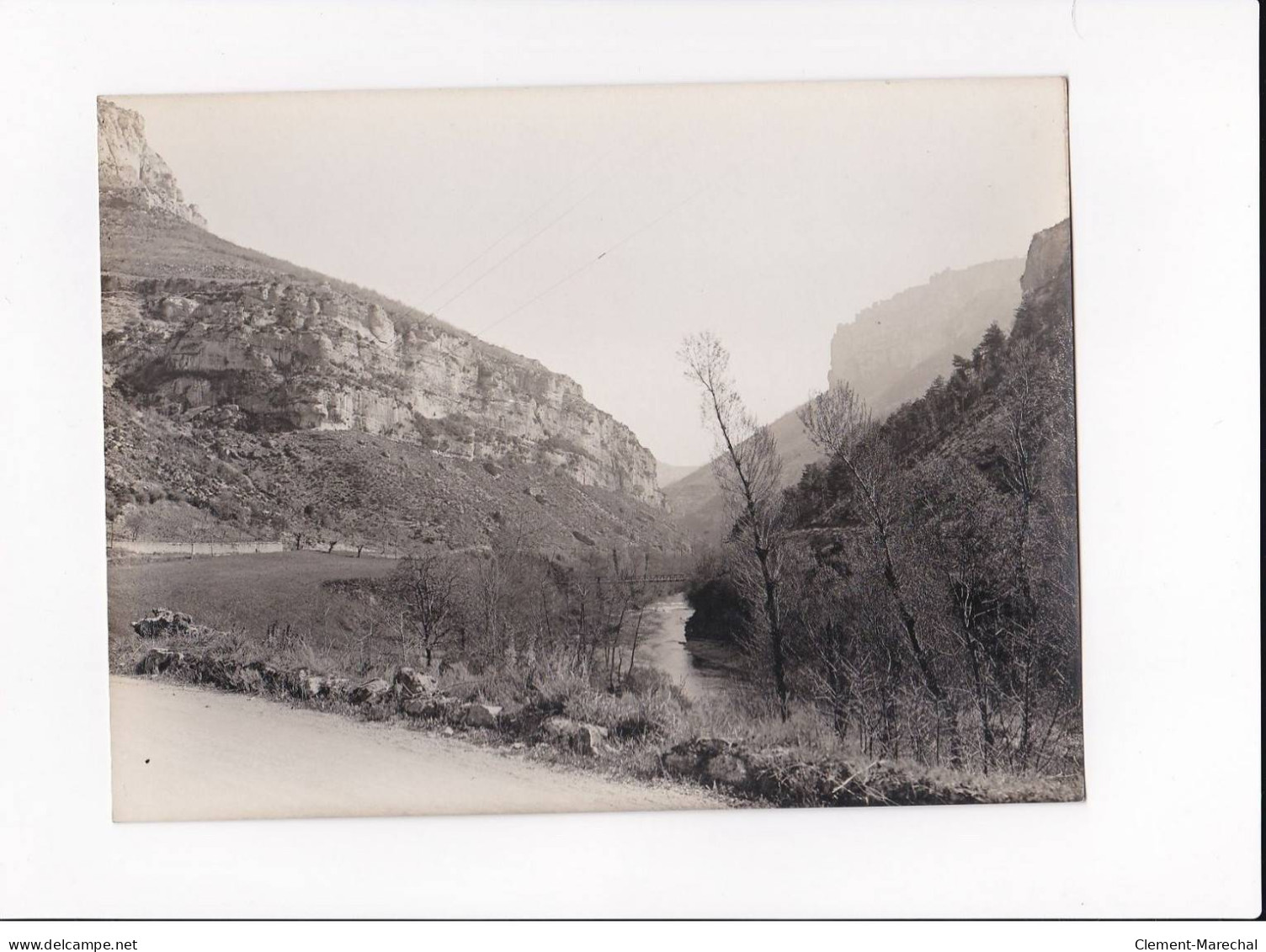 AVEYRON, Millau, Vallée De La Dourbie, Photo Auclair-Melot, Environ 23x17cm Années 1920-30 - Très Bon état - Orte