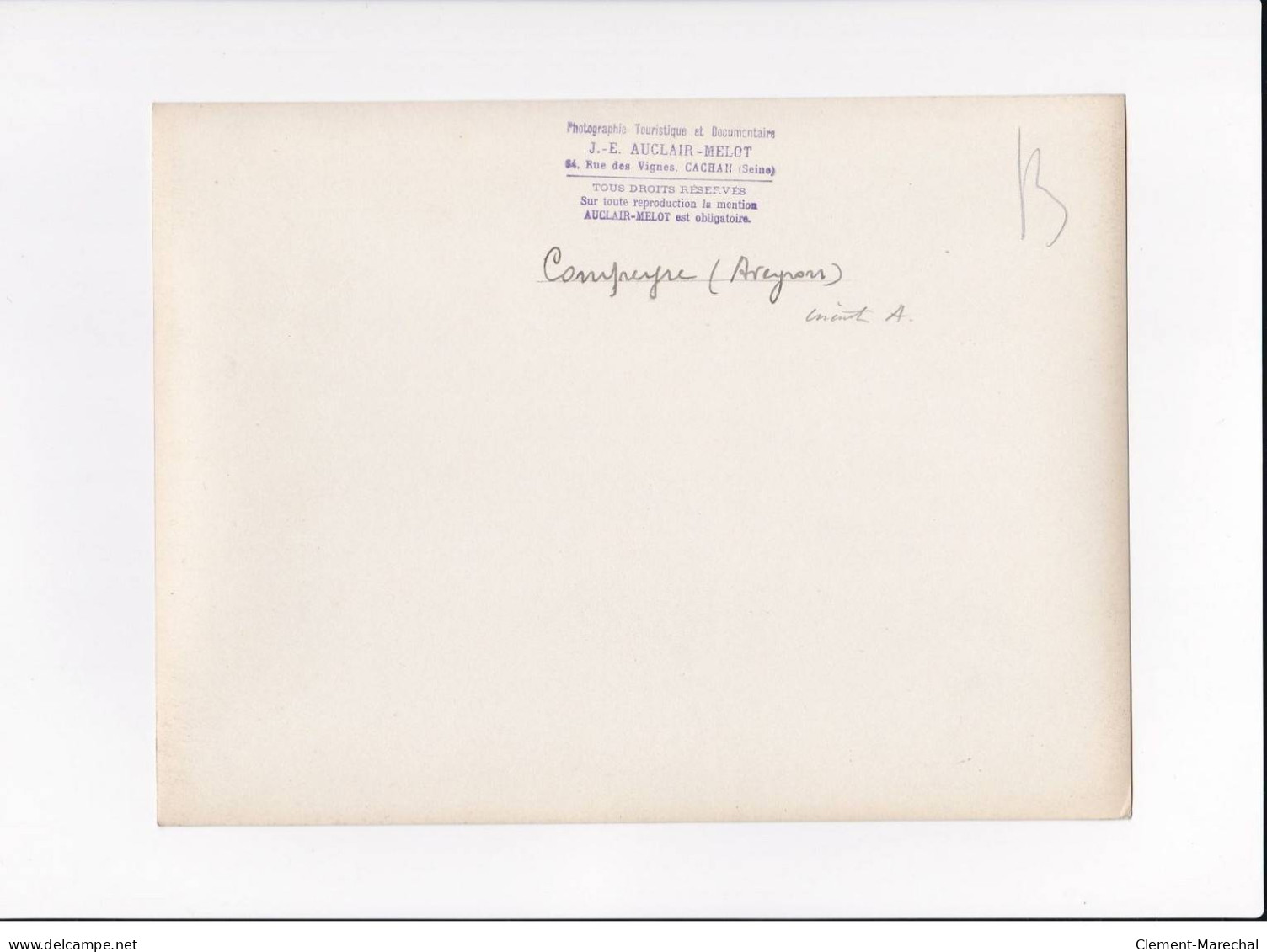 AVEYRON, Compeyre, Vue Générale, Photo Auclair-Melot, Environ 23x17cm Années 1920-30 - Très Bon état - Orte