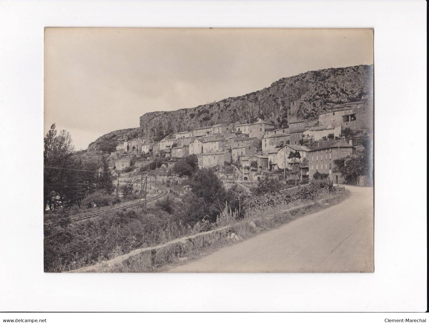 AVEYRON, Peyre, Le Village, Photo Auclair-Melot, Environ 23x17cm Années 1920-30 - Très Bon état - Orte