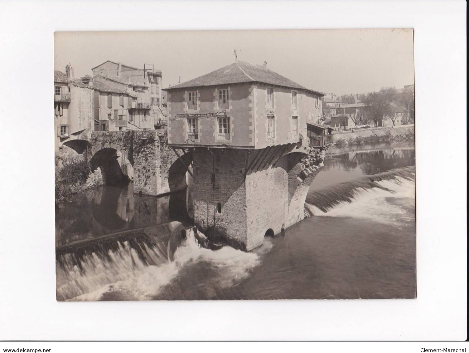 AVEYRON, Millau, Le Vieux Pont, Photo Auclair-Melot, Environ 23x17cm Années 1920-30 - Très Bon état - Luoghi