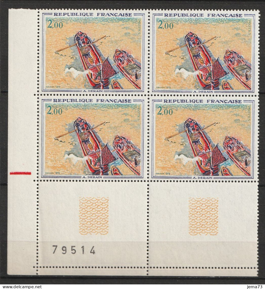 N° 1733 Oeuvres D'Art: Deraun, Beau Bloc De 4 Timbres Neuf Impréccable - Neufs