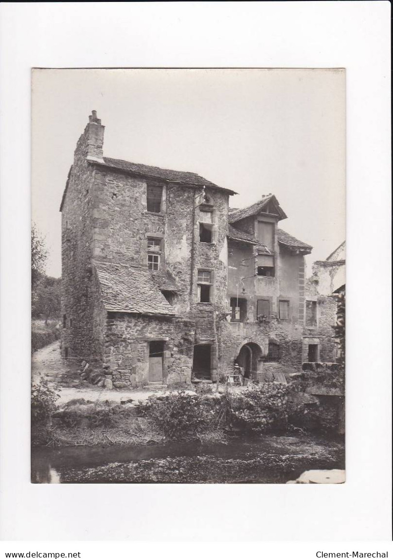 AVEYRON, Rodez, Hameau De Laguioule, Vieille Maison, Photo Auclair-Melot, Environ 23x17cm Années 1920-30 - Très Bon état - Plaatsen