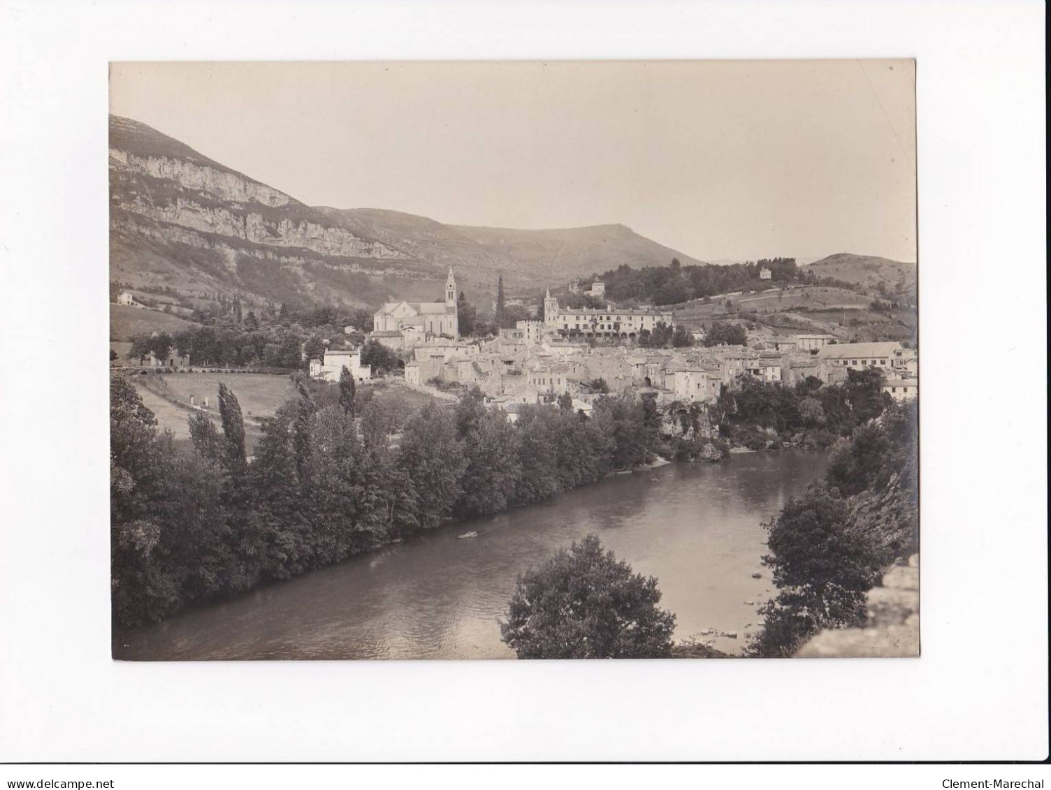 AVEYRON, Creissels, La Vallée Du Tarn, Photo Auclair-Melot, Environ 23x17cm Années 1920-30 - Très Bon état - Orte