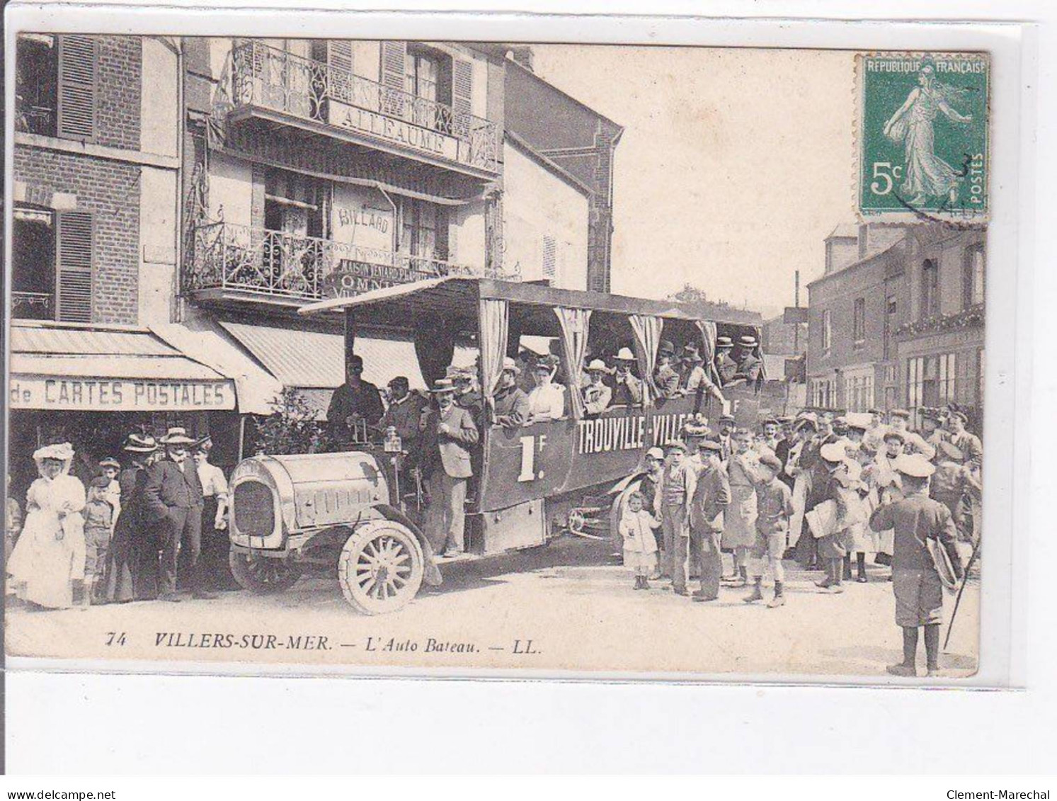 VILLERS SUR MER - L'Auto Bateau - état - Villers Sur Mer