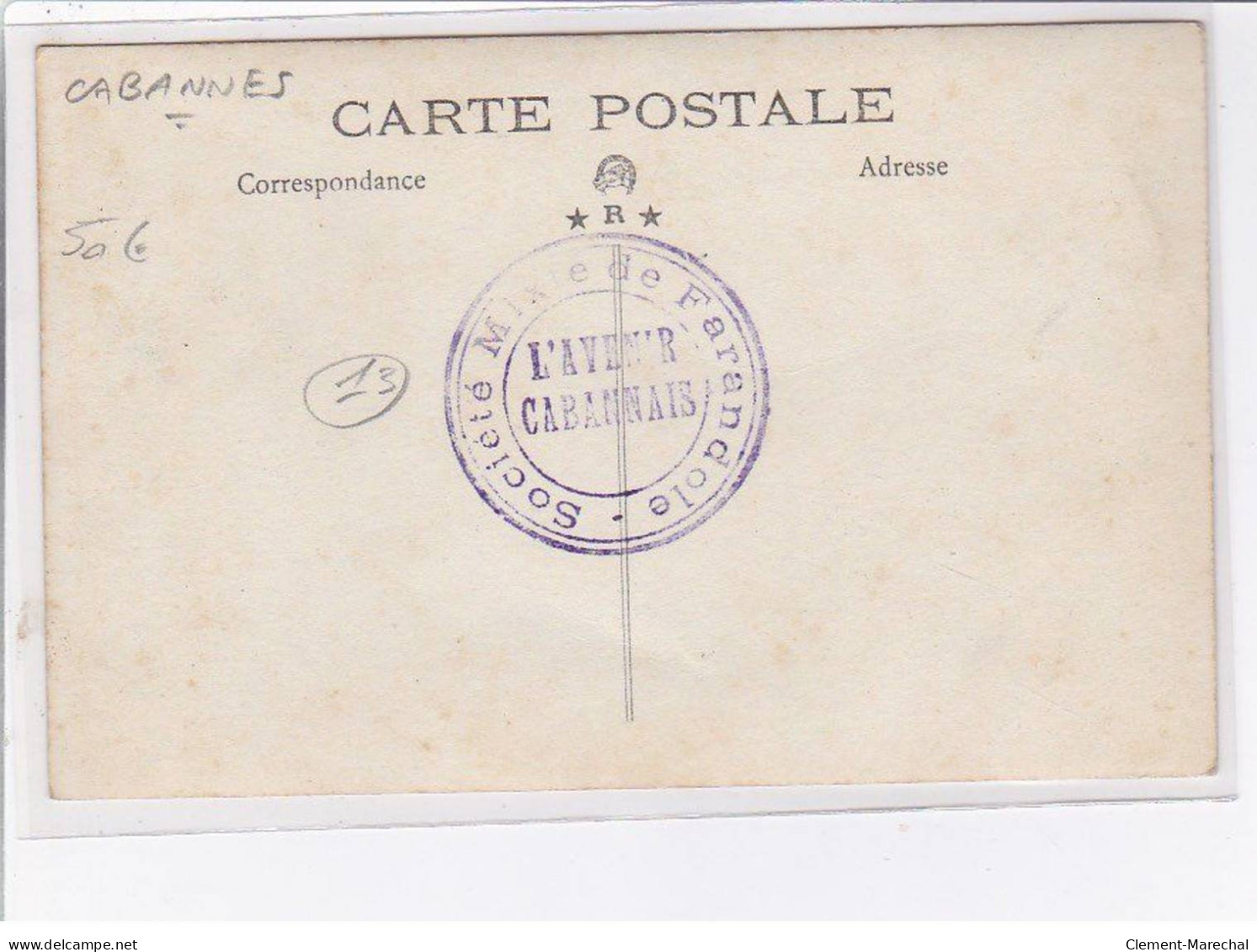 CABANNES - Carte - Photo - Farandoleurs - Très Bon état - Andere & Zonder Classificatie