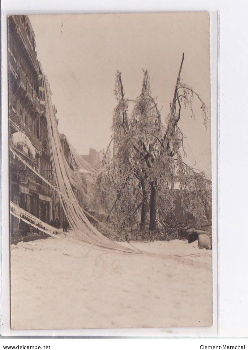 NARBONNE - Carte - Photo - Tempête De Neige En 1921 - Très Bon état - Narbonne