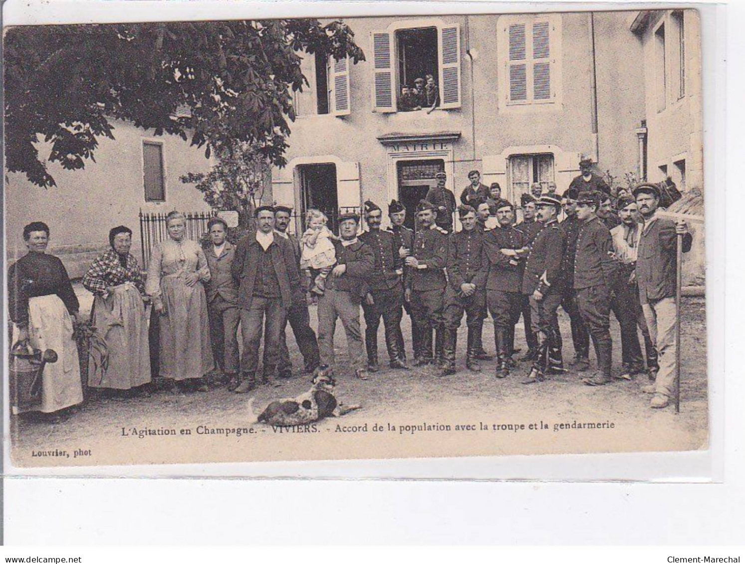 VIVIERS - Evènements Viticoles - Accord De La Population Avec La Troupe Et La Gendarmerie - Très Bon état - Sonstige & Ohne Zuordnung